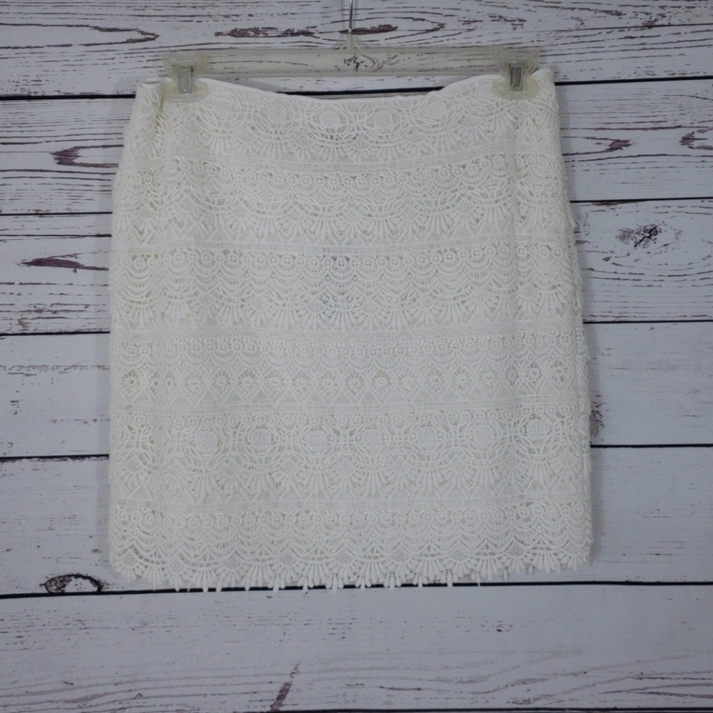 NWT Tiered Lace Pencil Skirt sz 8